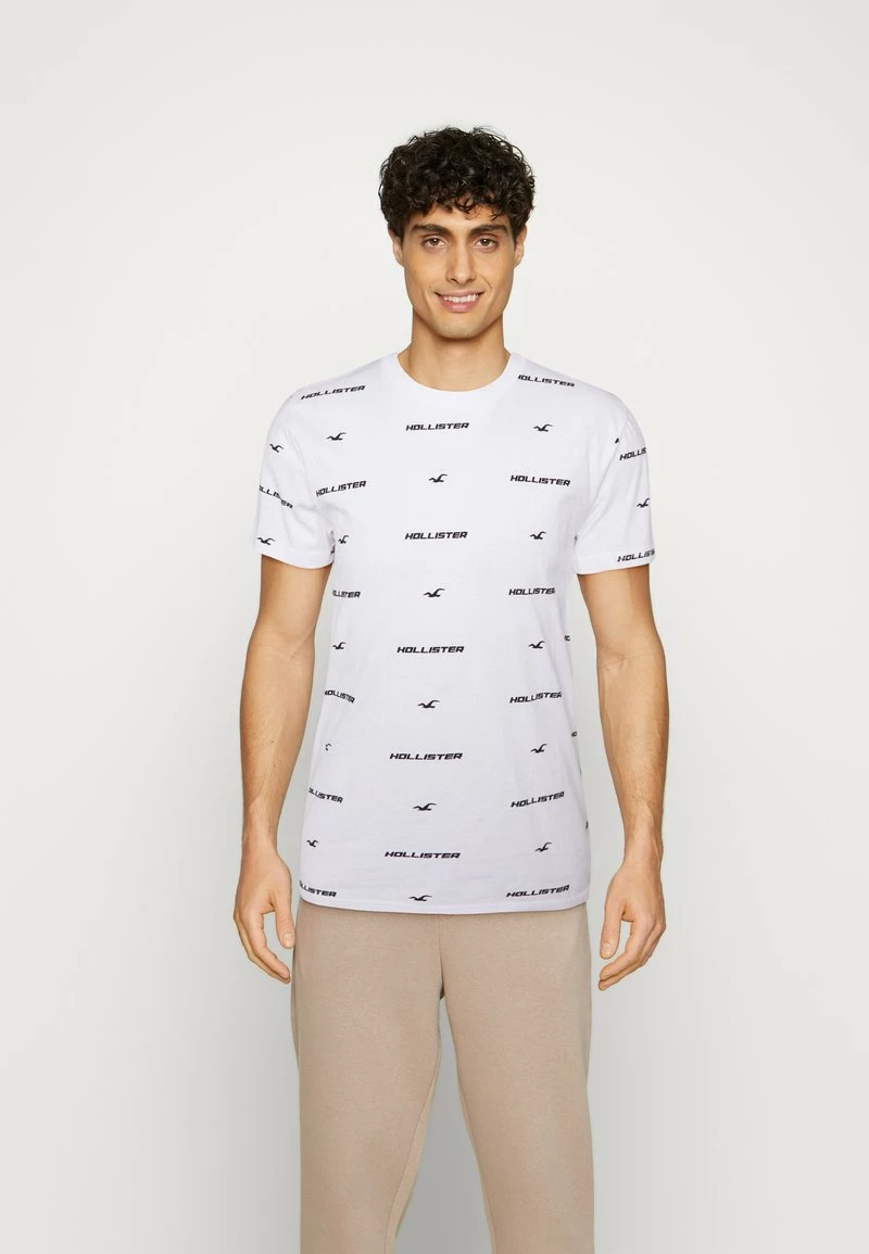 Hollister Co. PATTERN - T-Shirt Print - White | Herren 3 Hollister Co. PATTERN - T-Shirt Print - White | Herren