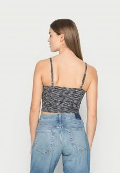 Hollister Co. BARE SPACEDYE CAMI - Top - Black Space Dye | Damen -Hollister Co Verkäufe 2022 f2853dc00dae43e39df4c2a36a0dbe05