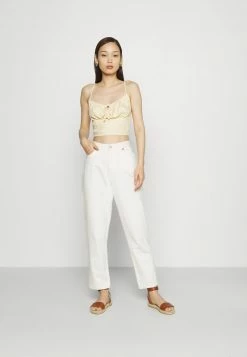 Hollister Co. TIE BARE - Top - Yellow | Damen -Hollister Co Verkäufe 2022 f5a5c67fef4d4e46b14e650e773c8604