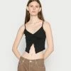 Hollister Co. BARE TRIM FLYAWAY CAMI - Top - Casual Black | Damen -Hollister Co Verkäufe 2022 f74bb6857f3e4e948add68c10760fe85