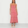 Hollister Co. BARE MIDI - Freizeitkleid - Red | Damen -Hollister Co Verkäufe 2022 f7ab16ea92d94edb85b829634729cee9