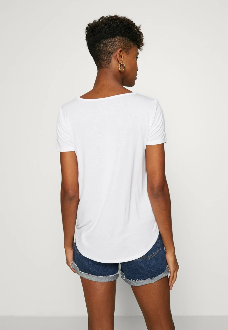 Hollister Co. EASY BASIC 3 PACK - T-Shirt Basic - White/black/burg | Damen 6 Hollister Co. EASY BASIC 3 PACK - T-Shirt Basic - White/black/burg | Damen – Bild 4