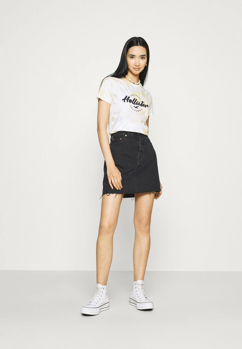 Hollister Co. TECH CORE - T-Shirt Print - Yellow | Damen 4 Hollister Co. TECH CORE - T-Shirt Print - Yellow | Damen – Bild 2