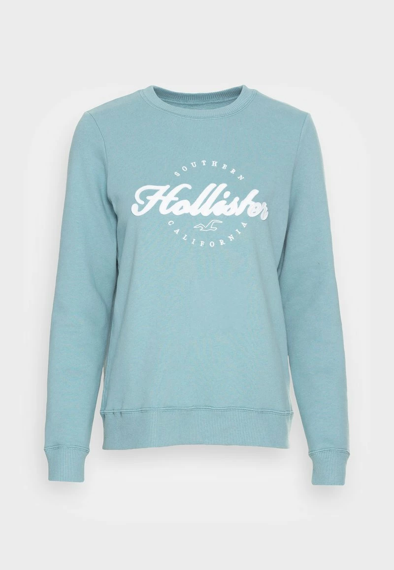 Hollister Co. LOGO CREW - Sweatshirt - Smoke Blue | Damen 6 Hollister Co. LOGO CREW - Sweatshirt - Smoke Blue | Damen – Bild 4
