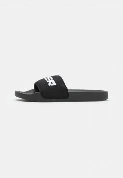 Hollister Co. Pantolette Flach - Black/with | Herren