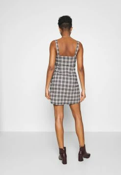 Hollister Co. CHAIN BARE STRUCT - Freizeitkleid - Black/tan | Damen -Hollister Co Verkäufe 2022 ff319cdcce3947d8a83ccda635509f63